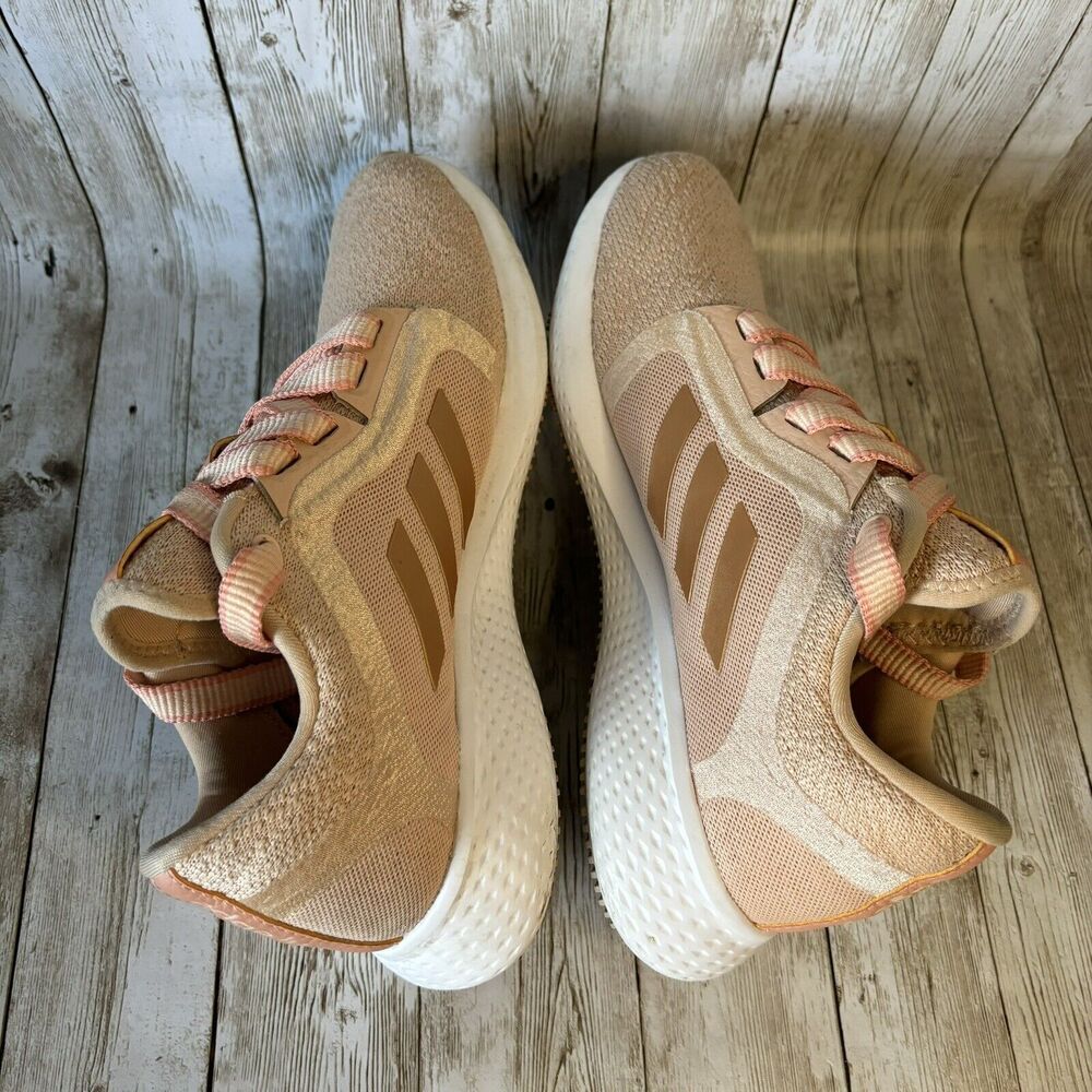 Adidas Edge Lux 4 In Blush Peach wide lace‎ Women's Size 6 sneakers - Picture 6 of 9